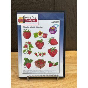 Amazing Designs Strawberry Patch Collection I Embroidery CD & Manual ADC1372